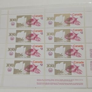 CanadaOlympic Stamps Sheet